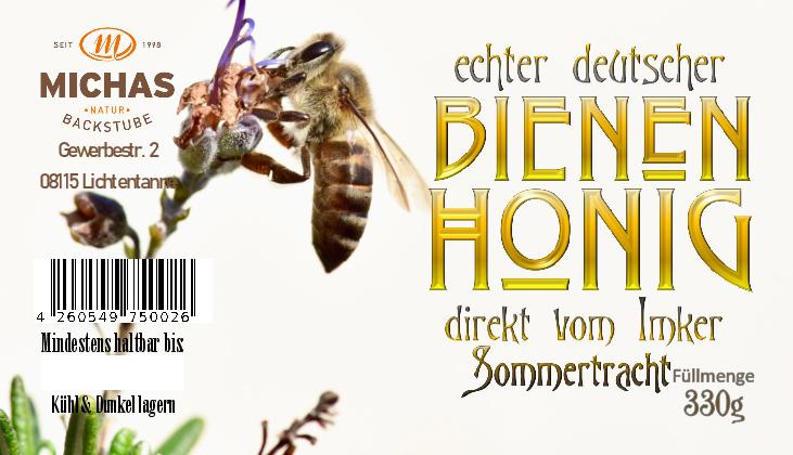 Bienenhonig aus eigener Herstellung 330g